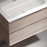 Тумба под раковину Sancos Marmi 2.0 MR2.080EG, 80 см, подвесная, цвет дуб галифакс натуральный
