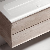 Тумба под раковину Sancos Marmi 2.0 MR2.0120EG, 120 см, подвесная, цвет дуб галифакс натуральный
