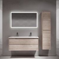 Тумба под раковину Sancos Marmi 2.0 MR2.0120EG, 120 см, подвесная, цвет дуб галифакс натуральный