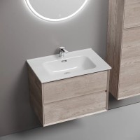 Тумба под раковину Sancos Marmi 2.0 MR2.070EG, 70 см подвесная, цвет дуб галифакс натуральный