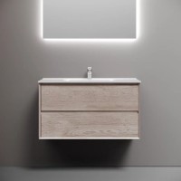 Тумба под раковину Sancos Marmi 2.0 MR2.090EG, 90 см подвесная, цвет дуб галифакс натуральный