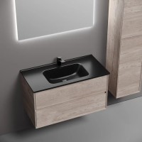 Тумба под раковину Sancos Marmi 2.0 MR2.090EG, 90 см подвесная, цвет дуб галифакс натуральный