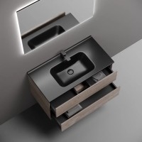 Тумба под раковину Sancos Marmi 2.0 MR2.090EG, 90 см подвесная, цвет дуб галифакс натуральный