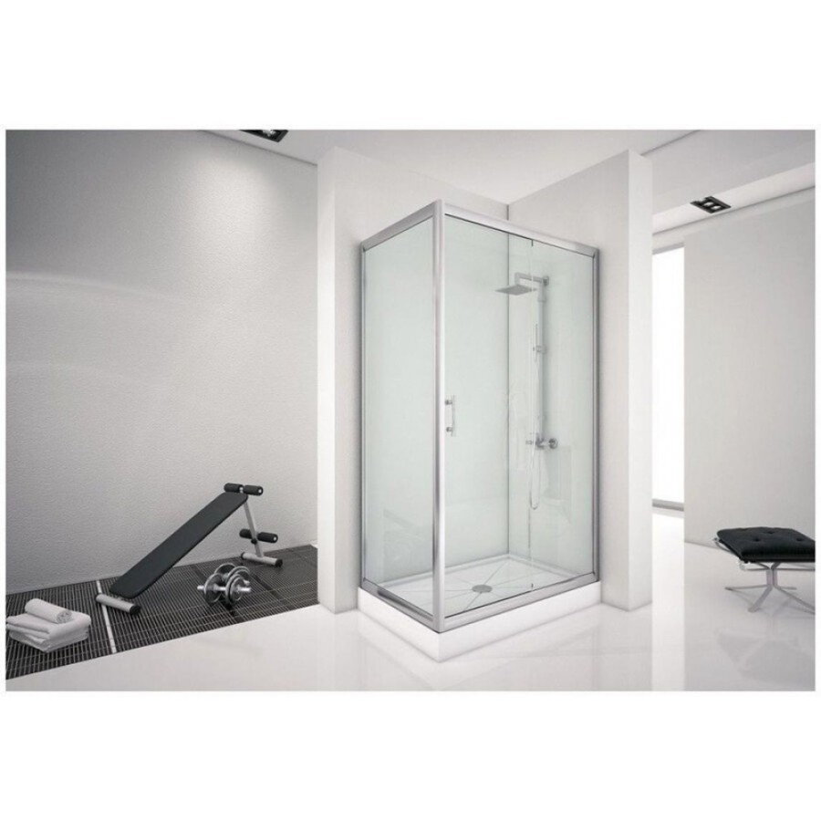 Душевой уголок Aquanet Alfa NAA1131, 160 x 80 x 200 см, стекло прозрачное, профиль хром, 273606