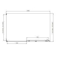 Душевой уголок Aquanet Alfa NAA1131, 160 x 80 x 200 см, стекло прозрачное, профиль хром, 273606