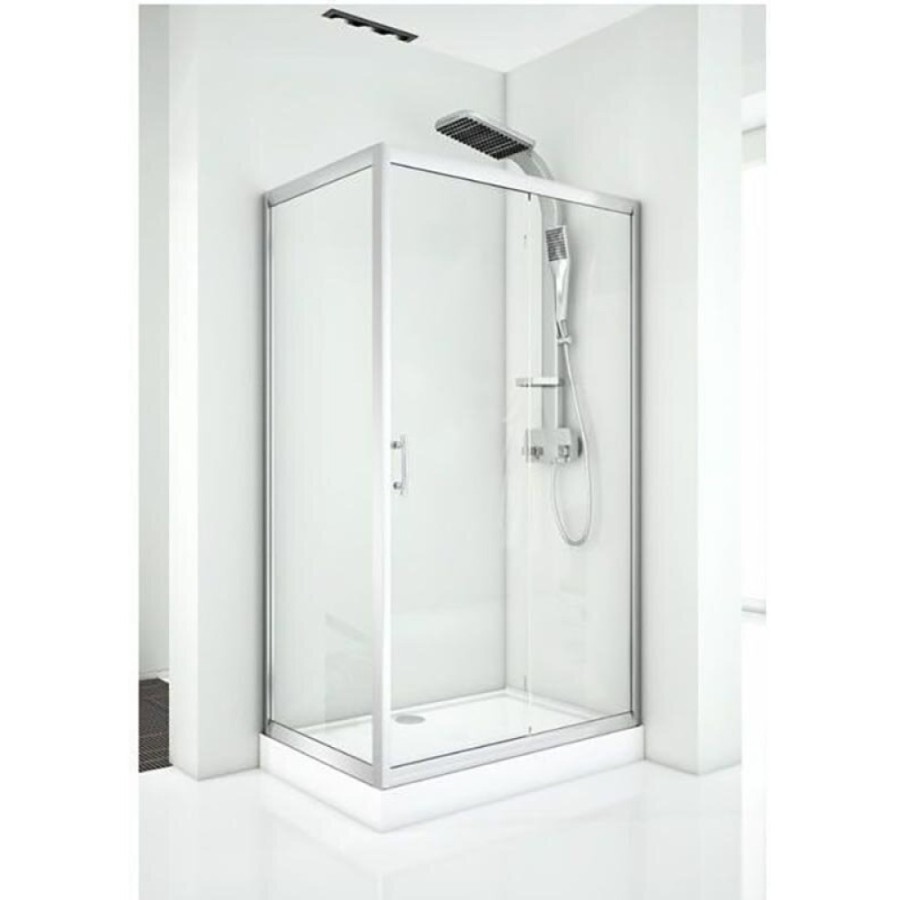 Душевой уголок Aquanet Alfa NAA1131, 160 x 90 x 200 см, стекло прозрачное, профиль хром, 273607