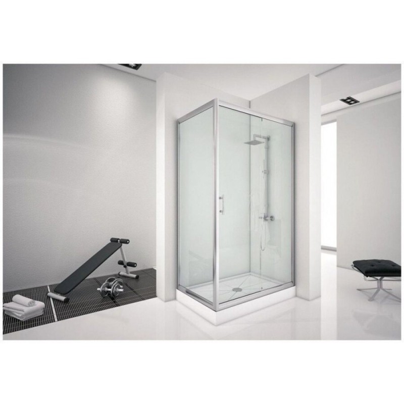 Душевой уголок Aquanet Alfa NAA1131, 160 x 90 x 200 см, стекло прозрачное, профиль хром, 273607