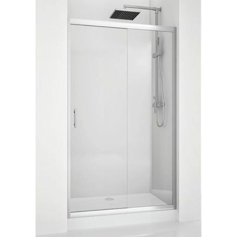 Душевая дверь Aquanet Alfa NAA6121, 130 x 200 см, стекло прозрачное, профиль хром, 273610