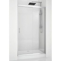 Душевая дверь Aquanet Alfa NAA6121, 130 x 200 см, стекло прозрачное, профиль хром, 273610