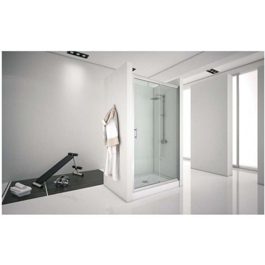 Душевая дверь Aquanet Alfa NAA6121, 130 x 200 см, стекло прозрачное, профиль хром, 273610