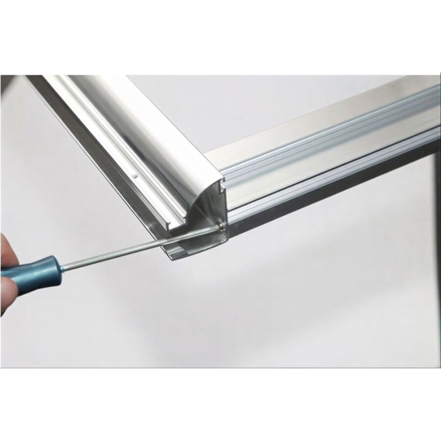 Душевая дверь Aquanet Alfa NAA6121, 130 x 200 см, стекло прозрачное, профиль хром, 273610