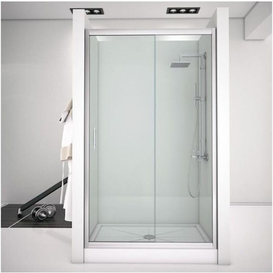Душевая дверь Aquanet Alfa NAA6121, 160 x 200 см, стекло прозрачное, профиль хром, 273611