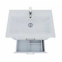 Тумба с раковиной Iddis New Custo 70 см подвесная, белая, NCU70W0i95