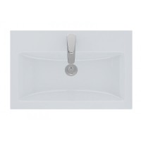 Тумба с раковиной Iddis New Custo 70 см подвесная, белая, NCU70W0i95