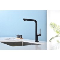 Смеситель Paulmark Neo Ne214419-AN, для кухонной мойки, цвет антрацит