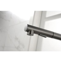 Смеситель Paulmark Neo, для кухонной мойки, цвет брашированное золото, Ne214419-BG