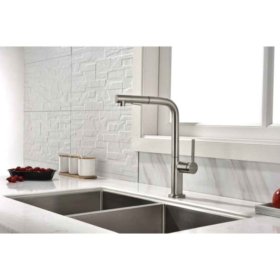 Смеситель Paulmark Neo Ne214419-BS, для кухонной мойки, брашированная сталь