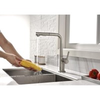Смеситель Paulmark Neo Ne214419-BS, для кухонной мойки, брашированная сталь