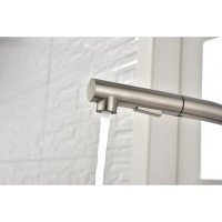 Смеситель Paulmark Neo Ne214419-BS, для кухонной мойки, брашированная сталь