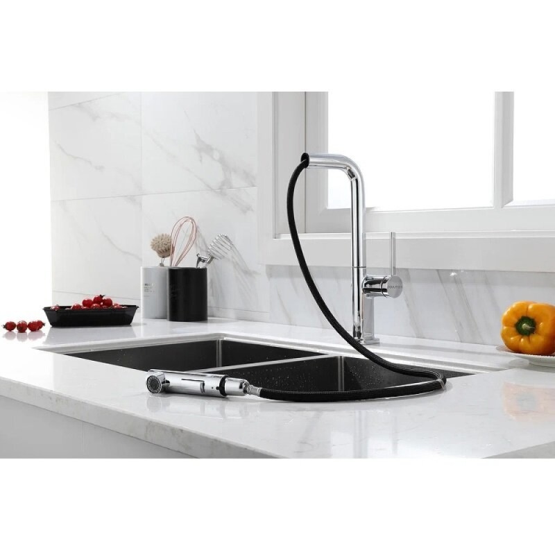 Смеситель Paulmark Neo, для кухонной мойки, цвет хром, Ne214419-CR