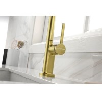 Смеситель Paulmark Neo Ne214419-LG, для кухонной мойки, светлое золото