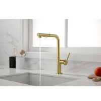 Смеситель Paulmark Neo Ne214419-LG, для кухонной мойки, светлое золото