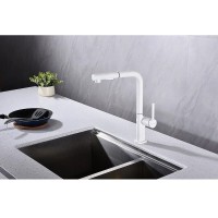 Смеситель Paulmark Neo Ne214419-WH, для кухонной мойки, белый матовый
