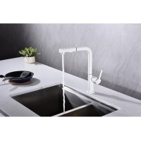 Смеситель Paulmark Neo Ne214419-WH, для кухонной мойки, белый матовый