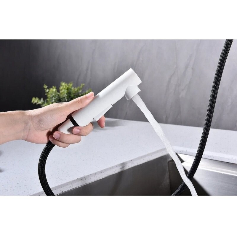 Смеситель Paulmark Neo Ne214419-WH, для кухонной мойки, белый матовый