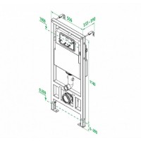 Инсталляция Iddis Neofix NEO0000I32 для подвесного унитаза