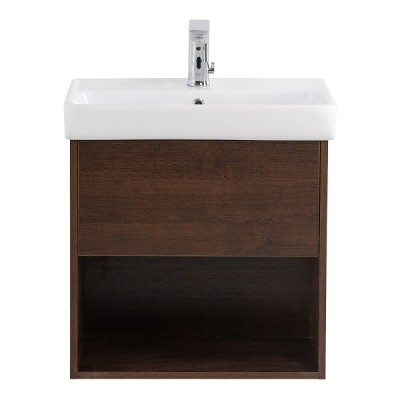 Тумба под раковину BelBagno Neon 60, подвесная, цвет Rovere Scuro, Neon-600-1C-SO-RS