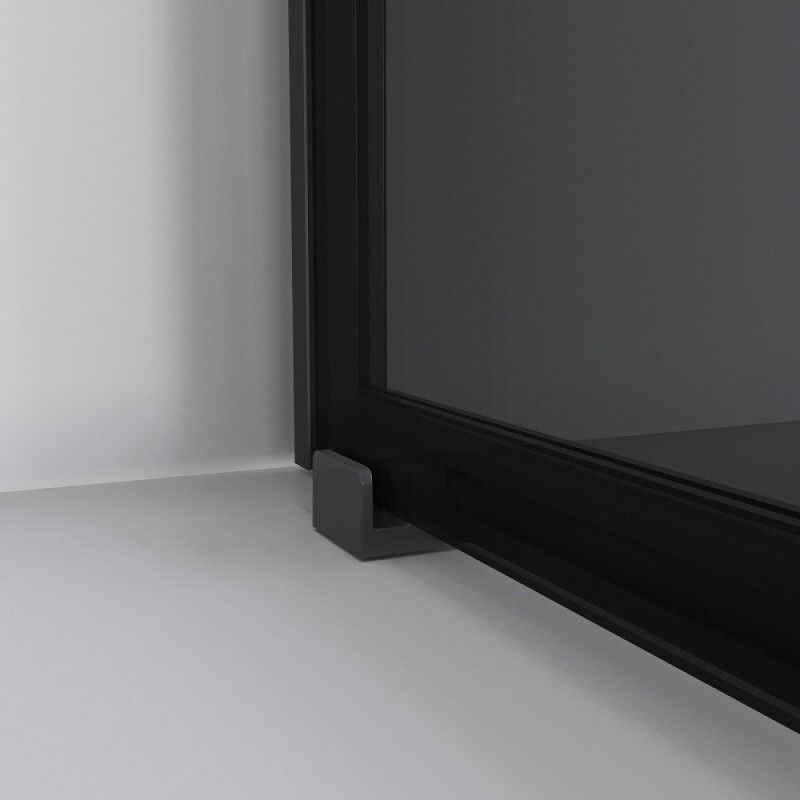 Душевой уголок Niagara Nova NG-2822-34BLACK, 80 х 80 см, стекло тонированное, профиль черный матовый