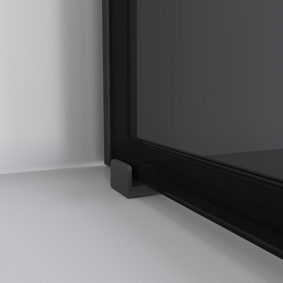 Душевой уголок Niagara Nova NG-2823-34BLACK, 90 х 90 см, стекло тонированное, профиль черный матовый
