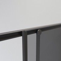 Душевой уголок Niagara Nova NG-2824-34BLACK, 100 х 100 см, стекло тонированное, профиль черный матовый