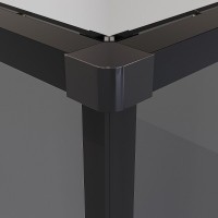 Душевой уголок Niagara Nova NG-2824-34BLACK, 100 х 100 см, стекло тонированное, профиль черный матовый