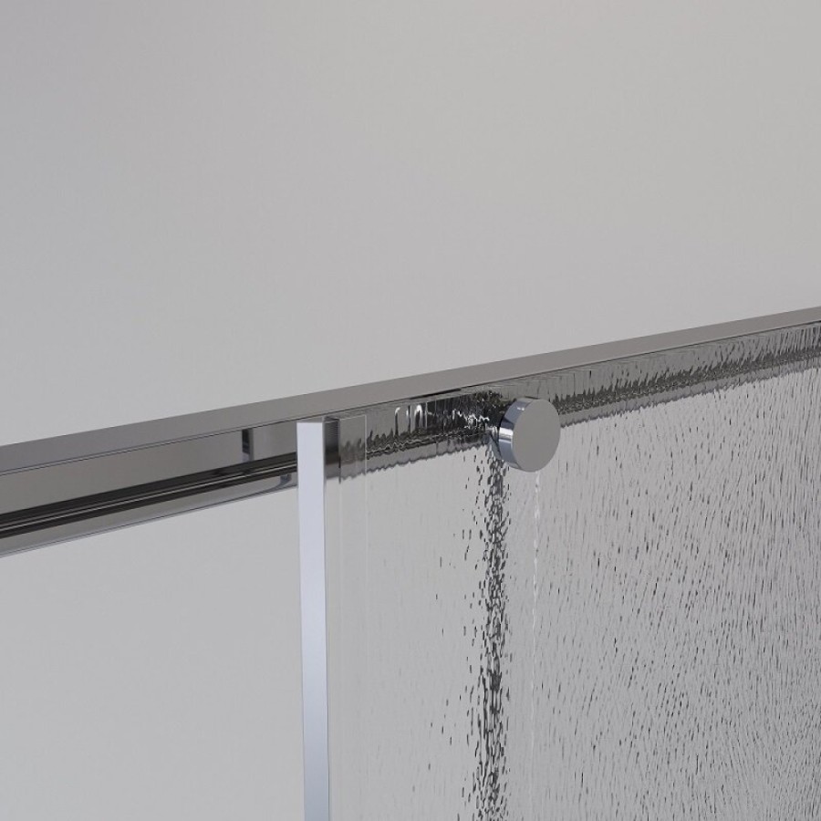 Душевой уголок Niagara Nova NG-3623-34, 90 х 90 см, стекло шиншилла, профиль хром