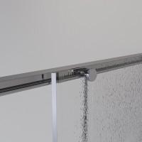 Душевой уголок Niagara Nova NG-3624-34, 100 х 100 см, стекло шиншилла, профиль хром