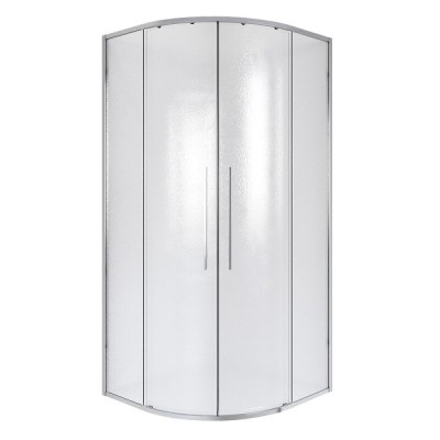 Душевой уголок Niagara Nova NG-3625-34, 80 х 80 см, стекло шиншилла, профиль хром
