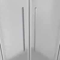 Душевой уголок Niagara Nova NG-3626-34, 90 х 90 см, стекло шиншилла, профиль хром