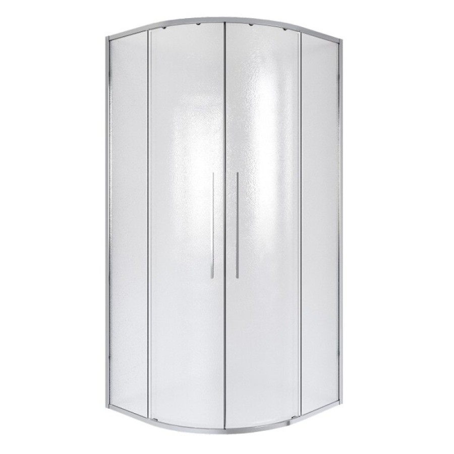 Душевой уголок Niagara Nova NG-3627-34, 100 х 100 см, стекло шиншилла, профиль хром