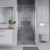 Душевая дверь в нишу Niagara Nova NG-65-12CH, 120 см, стекло шиншилла, профиль хром