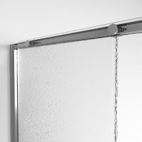 Душевая дверь в нишу Niagara Nova NG-65-14CH, 140 см, стекло шиншилла, профиль хром