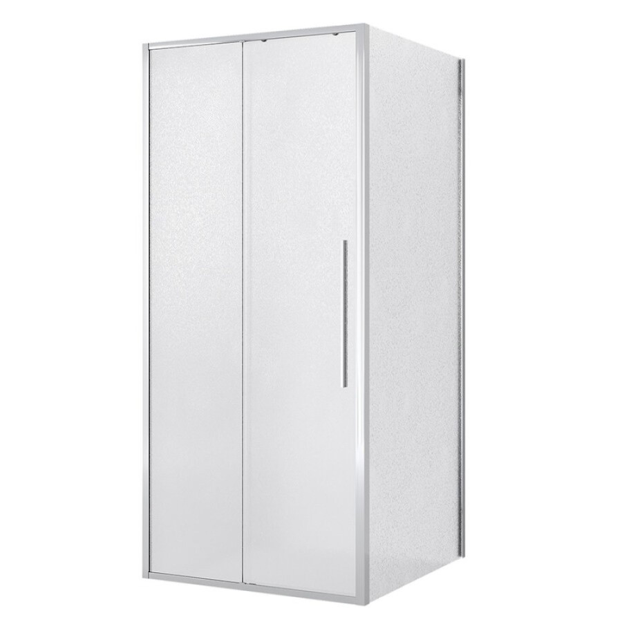 Душевой уголок Niagara Nova NG-65-9CH-CH80-34, 90 х 80 см, стекло шиншилла, профиль хром