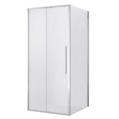Душевой уголок Niagara Nova NG-65-9CH-CH90-34, 90 х 90 см, стекло шиншилла, профиль хром