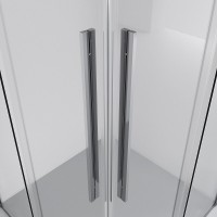 Душевой уголок Niagara Nova NG-6622-34, 80 х 80 см, стекло прозрачное, профиль хром