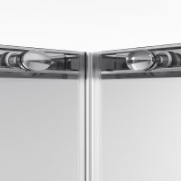 Душевой уголок Niagara Nova NG-6630-34, 100 х 100 см, стекло прозрачное, профиль хром