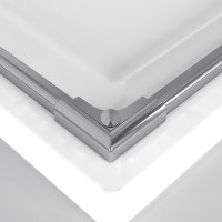 Душевой уголок Niagara Nova NG-6630-34, 100 х 100 см, стекло прозрачное, профиль хром