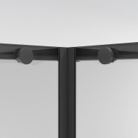 Душевой уголок Niagara Nova NG-6824-34BLACK, 100 х 100 см, стекло прозрачное, профиль черный матовый