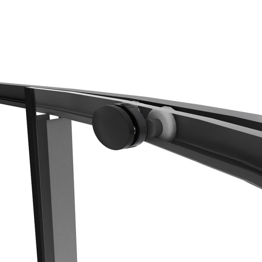 Душевой уголок Niagara Nova NG-6827-34BLACK, 100 х 100 см, стекло прозрачное, профиль черный матовый