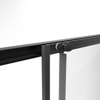 Душевой уголок Niagara Nova NG-6829-34BLACK, 90 х 90 см, стекло прозрачное, профиль черный матовый